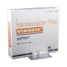 Buy Hynidase Injection 1500 IU  - Hyaluronidase - Shreya