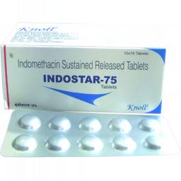 Buy Indostar 75 mg  - Indomethacin - Knoll Healthcare Pvt. Ltd.