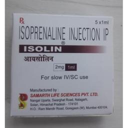 Buy Isolin 2 mg - Isoprenaline - Samarth Life Sciences Pvt. Ltd.
