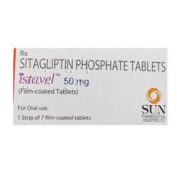 Buy Istavel 50 mg  - Sitagliptin - Sun Pharma, India