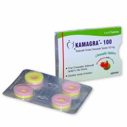 Buy Kamagra Polo 100 mg - Sildenafil Citrate - Ajanta Pharma, India
