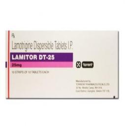 Buy Lamitor DT 25 mg - Lamotrigine - Torrent Pharma