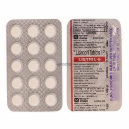 Buy Listril 5 mg - Lisinopril - Torrent Pharma