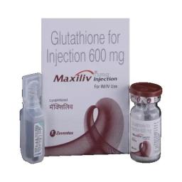 Buy Maxiliv injection 600 mg - Glutathione - Zuventus Healthcare Ltd.