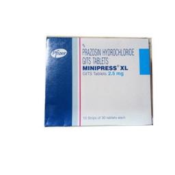 Buy Minipress XL 2.5 mg  - Prazosin - Pfizer