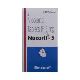 Buy Nucoril 5 mg - Nicorandil - Emcure Pharmaceuticals Ltd.