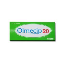 Buy Olmecip 20 mg - Olmesartan - Cipla, India
