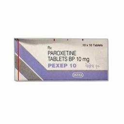 Buy Pexep 10 mg  - Paroxetine - Intas Pharmaceuticals Ltd.