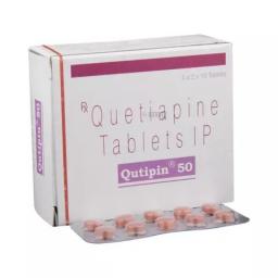 Buy Qutipin 50 mg  - Quetiapine - Sun Pharma, India