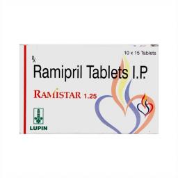 Buy Ramistar 1.25 mg  - Ramipril - Lupin Ltd.