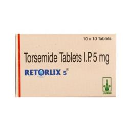 Buy Retorlix 5 mg  - Torsemide - Lupin Ltd.