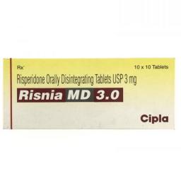 Buy Risnia 3 mg  - Risperidone - Cipla, India