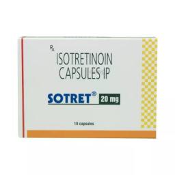 Buy Sotret 20 mg  - Isotretinoin - Sun Pharma, India
