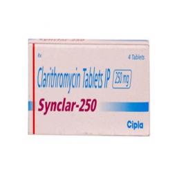 Buy Synclar 250 mg - Clarithromycin - Cipla, India