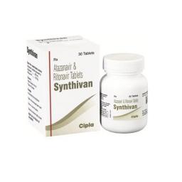 Buy Synthivan 300mg/100 mg - Atazanavir - Cipla, India