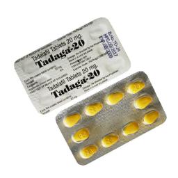 Buy Tadaga 20 mg  - Tadalafil - Centurion Laboratories