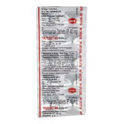 Buy Tazloc 40 mg  - Telmisartan - USV Limited, India