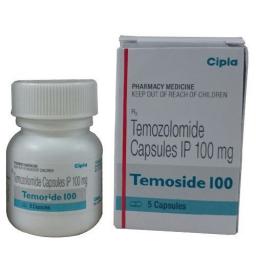 Buy Temoside 100 mg - Temozolomide - Cipla, India