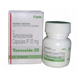 Buy Temoside 20 mg - Temozolomide - Cipla, India
