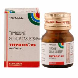 Buy Thyrox 25 mcg - Thyroxine Sodium - Macleods