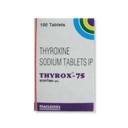 Buy Thyrox 75 mcg - Thyroxine Sodium - Macleods