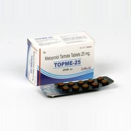 Buy Topme 25 mg  - Metoprolol - Johnlee Pharmaceutical Pvt. Ltd.
