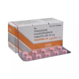 Buy Trazonil 25 mg  - Trazodone - Intas Pharmaceuticals Ltd.