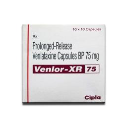 Buy Venlor XR 75 mg  - Venlafaxine - Cipla, India