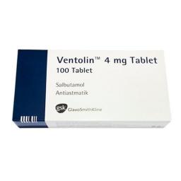 Buy Ventolin 4mg - Salbutamol - GlaxoSmithKline, Turkey