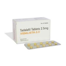 Buy Vidalista 2.5 mg  - Tadalafil - Centurion Laboratories