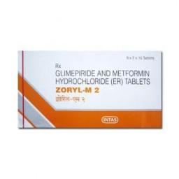 Buy Zoryl M 2 - Glimeperide - Intas Pharmaceuticals Ltd.